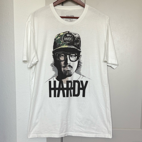 Hardy Other - HARDY M&C WHITE GRAPHIC TOUR TSHIRT MENS XL